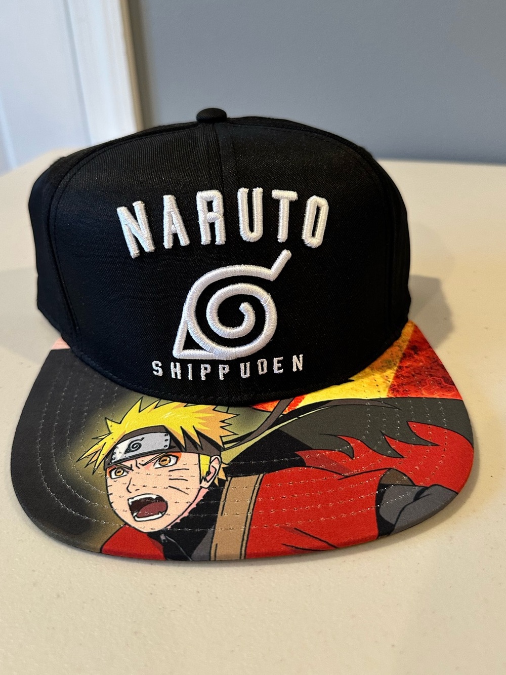 Naruto Shippuden Collection Bioworld Snapback Hat Uzumaki Brim
